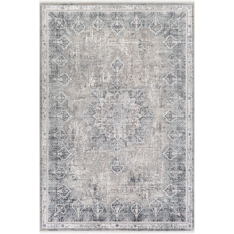 Tapis oriental gris, Rectangle 10 pi x 14 pi