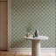 Papier peint Deco Lily - Brun clair