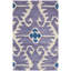 Tapis ikat en laine touffeté à la main Kouerga-736272178