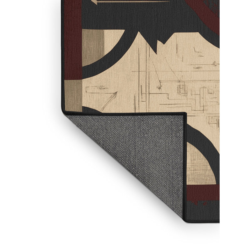 Regal Embers Rug, Square 3'
