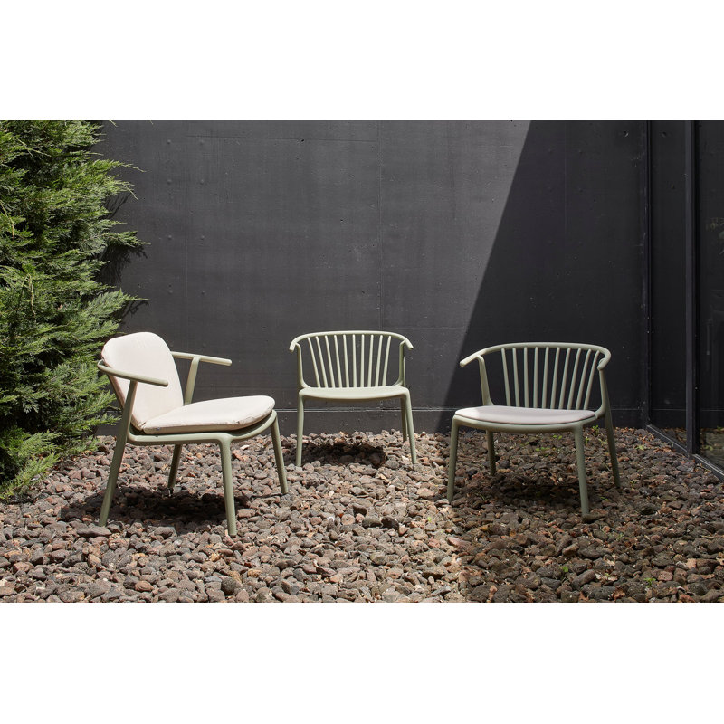 Woody Upholstered Arm Chair, Pumpkin, Dark Gray