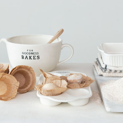 «For Goodness Bakes», bol à pâte en grès