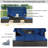 Outdoor Patio Rectangle Daybed With Retractable Canopy,  Wicker Furniture Sectional Seating With Washable Cushions, Backyard, Porch-2066813683