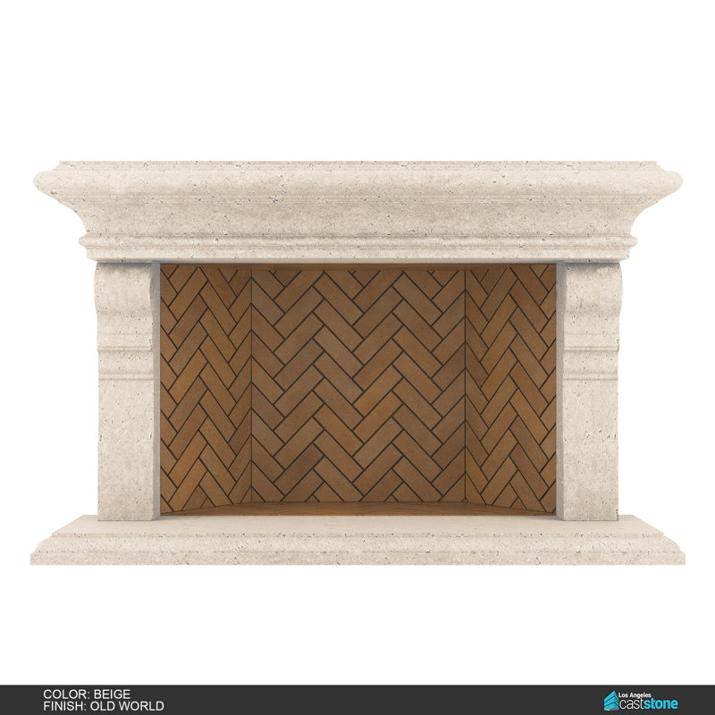 Areni Fireplace Surround, Old World Beige