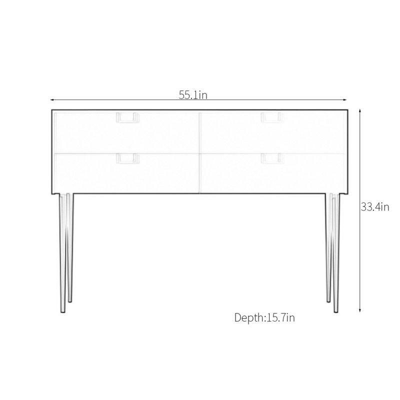 Commode française simple