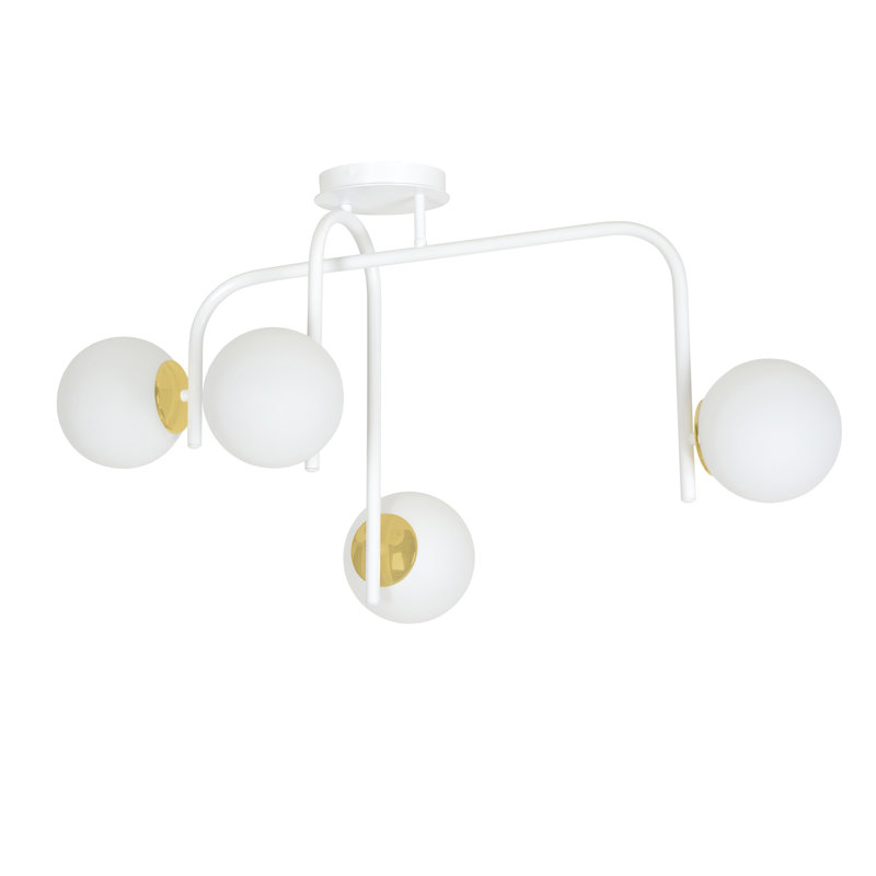 Gaiser 4 - Light Unique/Statement Pendant, White