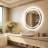Kamyla Round Wall Mirror-1743606681