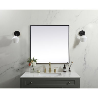 Valparaiso Metal Square Wall Mirror