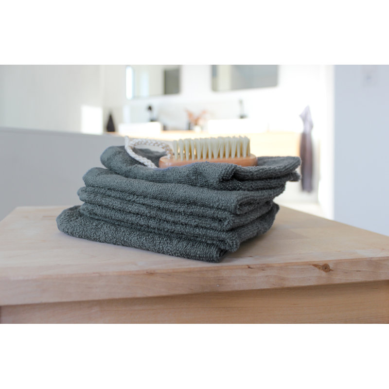 Midweight Fingertip Towel, Graphite