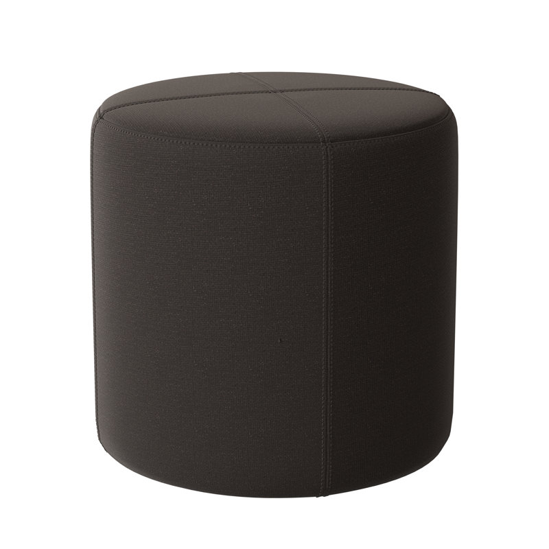 Repose-pieds standard rond 18 "Porthleven, Noir Lola