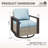 Jerimya Swivel Patio Wicker Outdoor Rocking Club Chair Lounge Chair (Set of 2)-1272440844