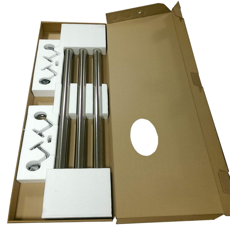 4cm H x 360cm W Stair Banister, Satin Stainless Steel