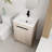 Jeliana 24'' Single Bathroom Vanity with Ceramic Top，2 Soft Close Doors and 1 Adjustable Shelf-1157815342