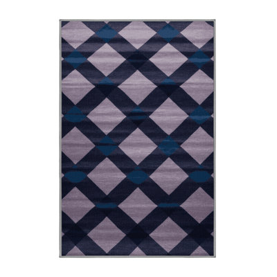 Tapis rose lavable à la machine