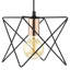 Abella 1 - Light Black Geometric Pendant