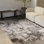 Yaselin Abstract Taupe Cream Grey Stain Resistant Indoor Area Rug