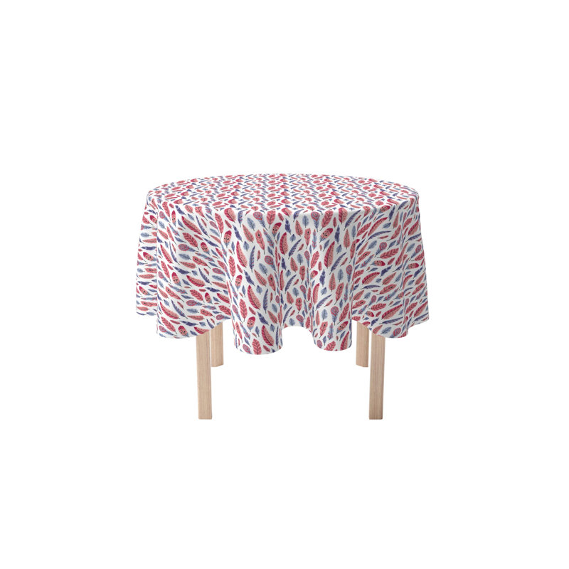 Round Cotton Twill Tablecloth