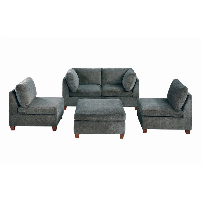 Upholstered Sectional Symmetrical