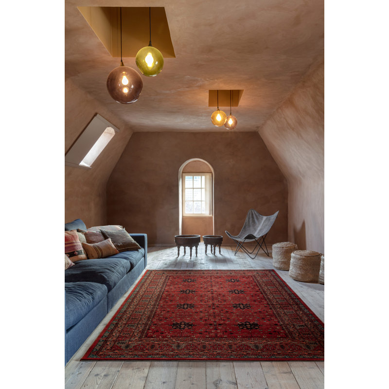 Abbeville Oriental Wool Area Rug, Rectangle 80 x 160cm