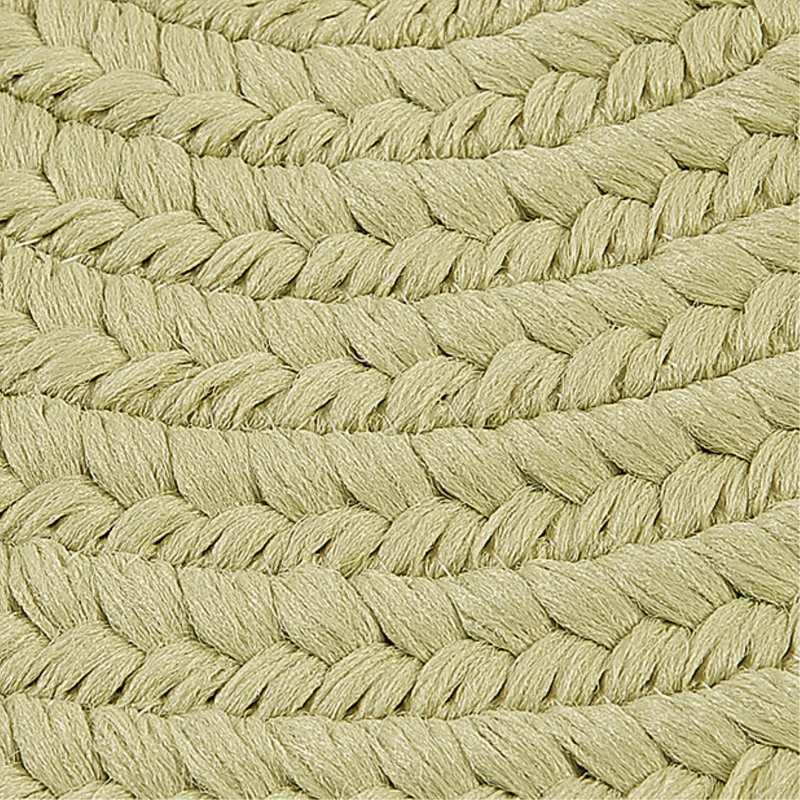 Audryanna Indoor / Outdoor Reversible Area Rug - Celery Green, Round 5'