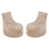 Beige Faux Leather