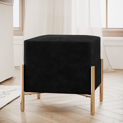Barnum 16" Wide Square Footstool Ottoman