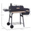 CLIY 124cm W Barrel Charcoal Grill