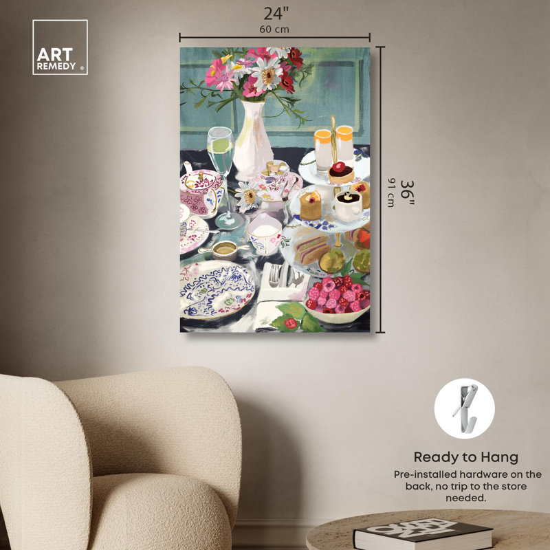 Help Yourself Dessert Canvas Modern Kitchen Print, 36" x 24"