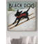 « black dog ski », reproduction d’impression sur toile tendue-31877669