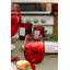 Élégant ensemble de verres rouges (4 pièces), 3,2 x 3,2 x 4,0 pouces | 100% verre, capacité de 11,8 oz liq. Parfait pour les réceptions et l'utilisation quotidienne, lavage à la main recommandé-2008212932