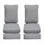 Coussin de chaise longue d'extérieur 5,5 po (ensemble de 2)-197704493