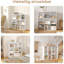 Prowel 93cm H x 94cm W Cube Bookcase