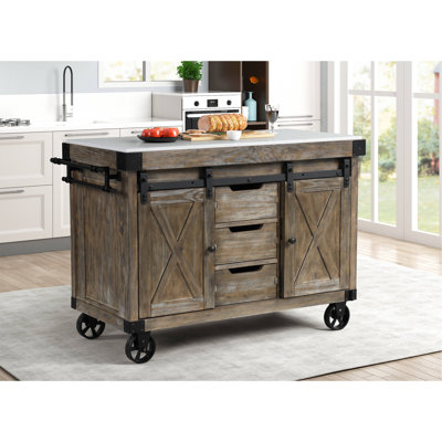 Wallaceton 48 " W Kitchen Island