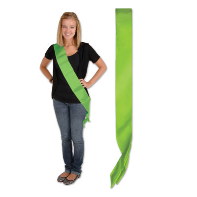 Ceinture satinée - 4 po - paquet de 6