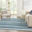 Tapis bleu marine à rayures Gillsville-1374501448