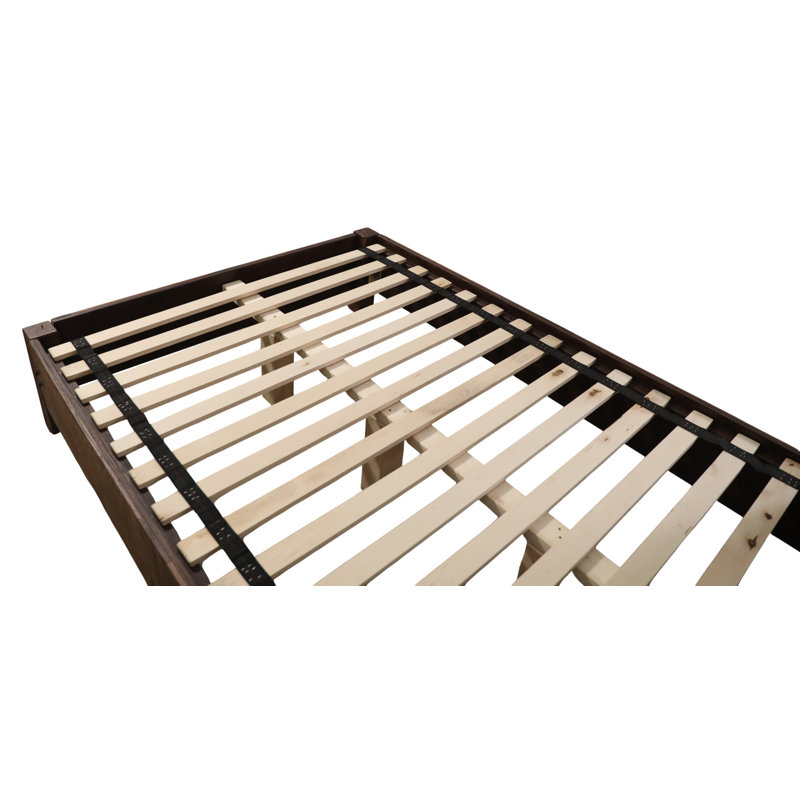 Lit plateforme simple Fireside Lodge Barnwood Barndoor, Simple