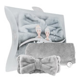 Ensemble de 2 serviettes de bain en microfibre