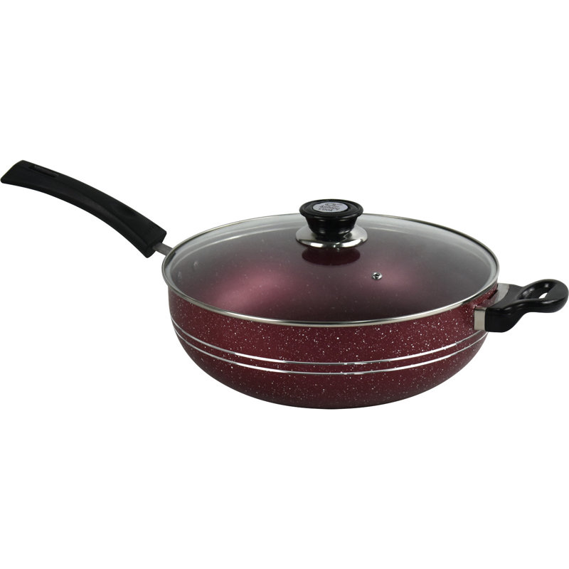 Sterling Ventures Non-Stick Aluminum Wok, 47cm L x 28cm W x 15cm H