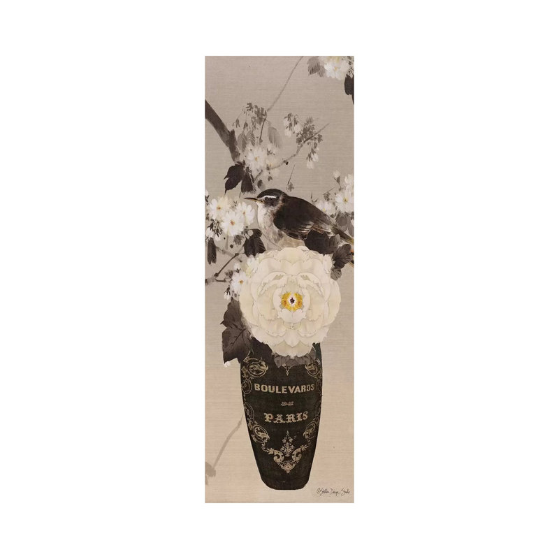 Parisian Pot by Stellar Design Studio - Wrapped Canvas Panoramic Gallery-Wrapped Canvas Giclée