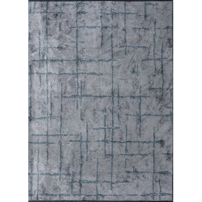 Tapis gris / bleu Rapture