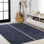 Tapis bleu marine / gris Amdrew-1148217698