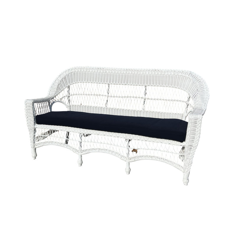 Camacho Outdoor Sofa, Navy Blue, Yes