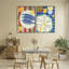 Ensemble de 2 giclées encadrées de fruits de mer de cuisine, design par Courtney Haley-577877337-577877339