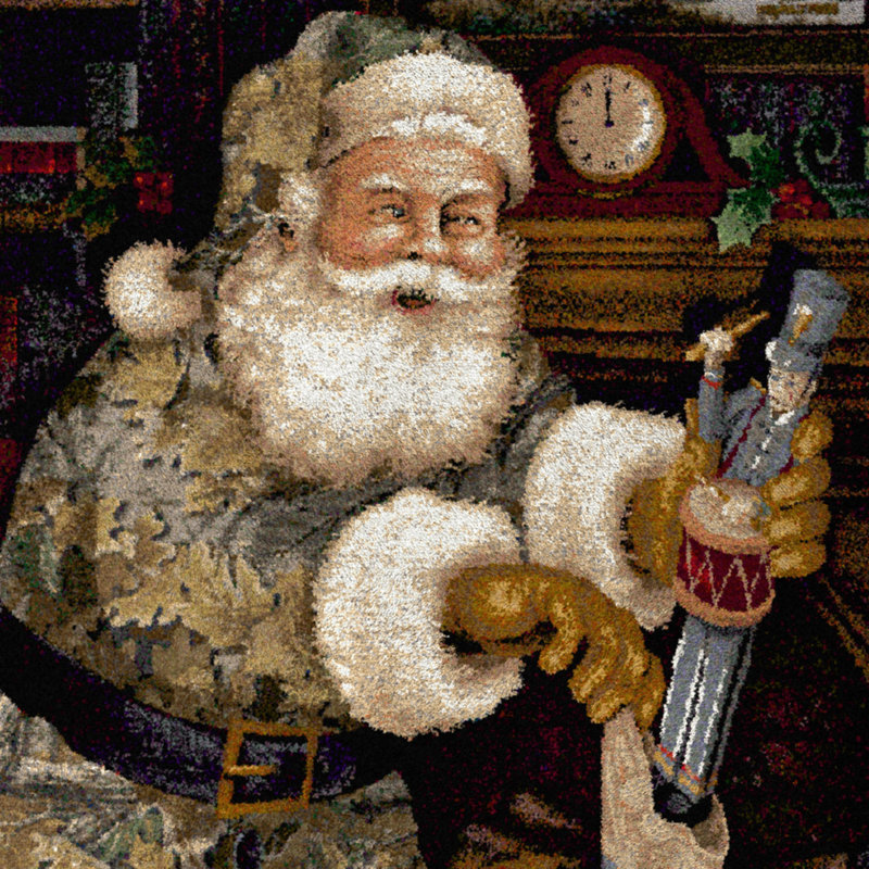Realtree Camo Santa Area Rug, Rectangle 2'8" x 3'10"