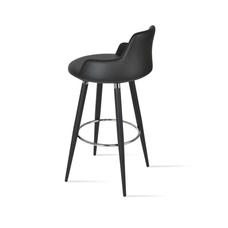 Tabouret de bar et de comptoir Dervish Ana, Tabouret de bar (hauteur d'assise de 29,5 po), Bleu