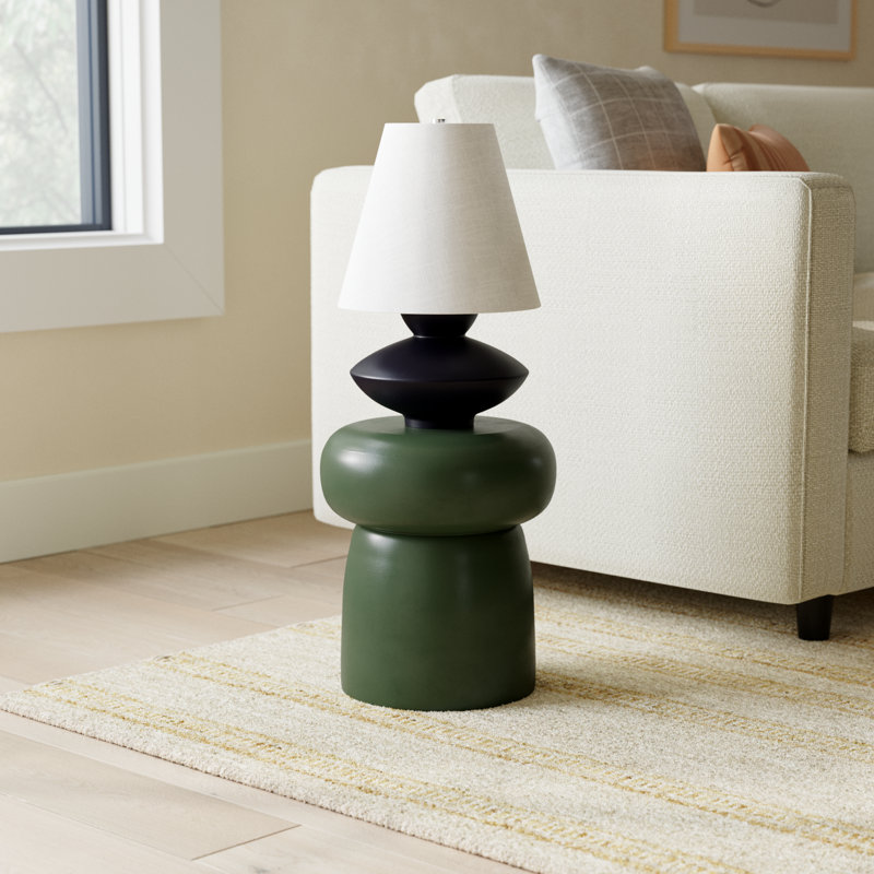 End Table, Moss Green