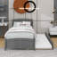 Lit plateforme simple avec lit gigogne-501848698