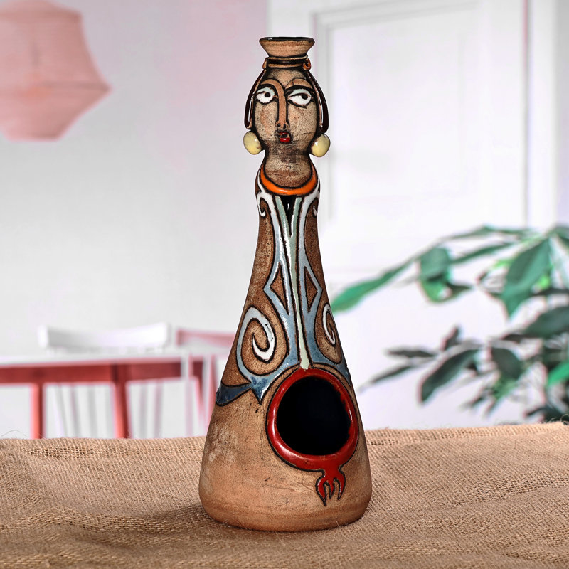 Salière en céramique fabriquée à la main Novica Armenian