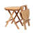 Table d'appoint pliante en teck