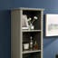 Armoire de rangement pour salle de bain de 64 po de hauteur pour petit espace, armoire sur pied pour salle de bain, bureau à domicile, 4 tablettes réglables et panier à linge, espace de rangement pour les vêtements cachés-1450951604
